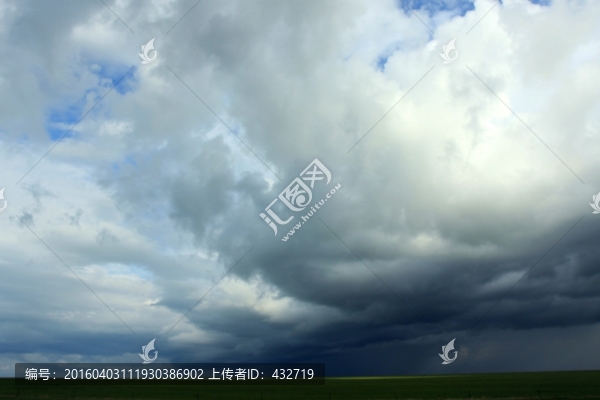 夏季天空烏云素材