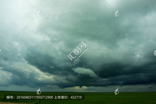 夏季草原天空素材