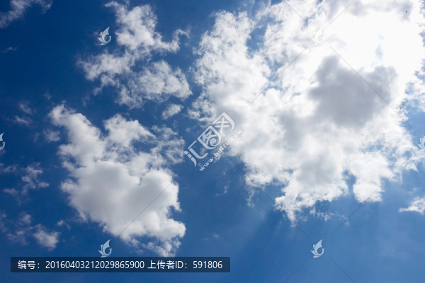 藍天白云