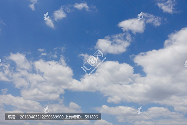 藍天白云