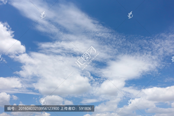 藍天白云