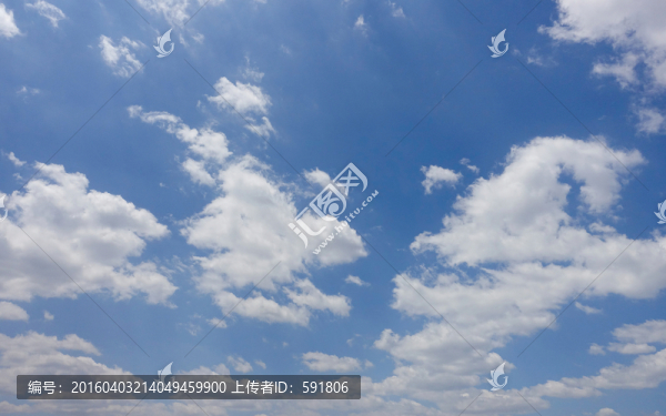藍天白云