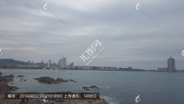 巖石,海邊