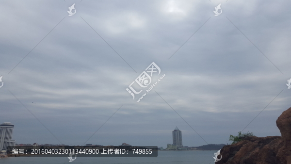 天空,海邊