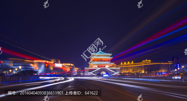 西安鐘樓夜景