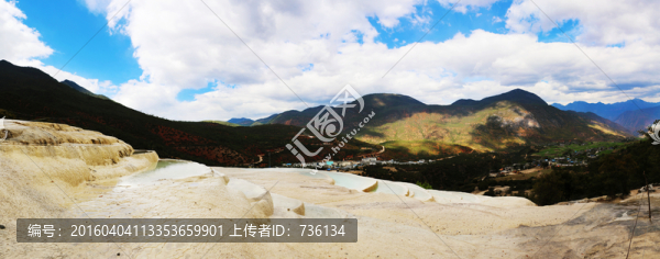 白水臺(tái)風(fēng)光照