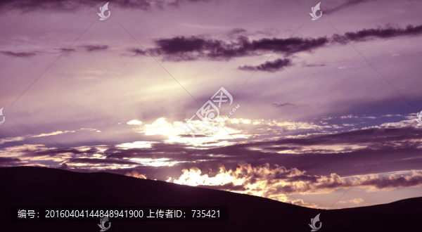 晚霞
