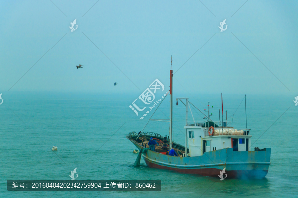拉網捕魚