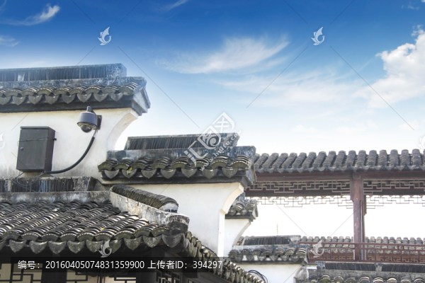 古鎮(zhèn),藍(lán)天