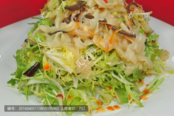 貝唇拌苦菊
