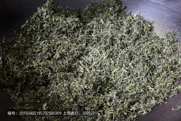 茶,茶葉,特寫,炒茶,碧螺春