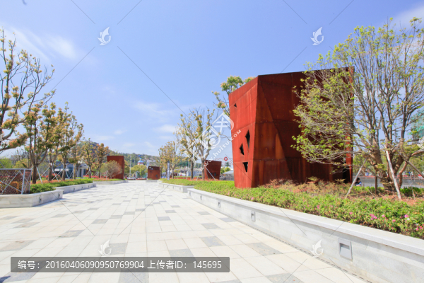 石板路面