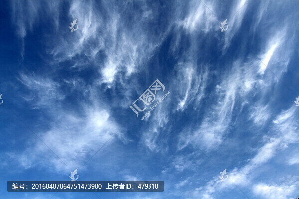 天空,云彩,藍天,白云