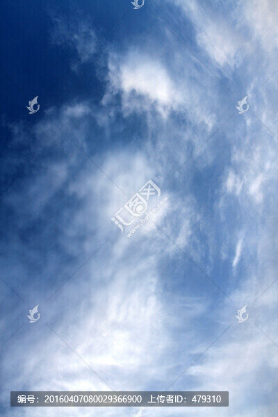 天空,云彩,藍天,白云