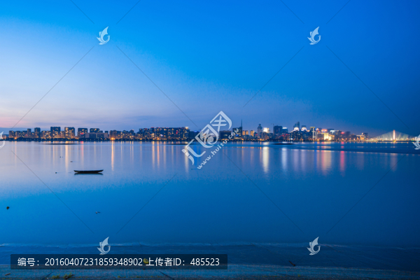 杭州錢江新城夜景
