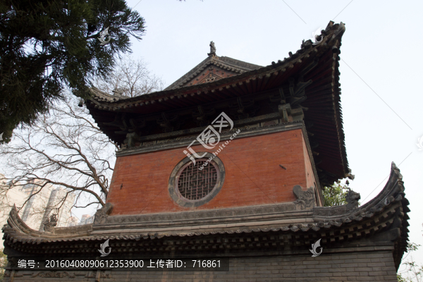 大興善寺,鐘鼓樓,局部