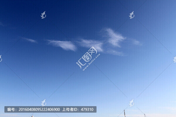 天空,云彩,藍天,白云