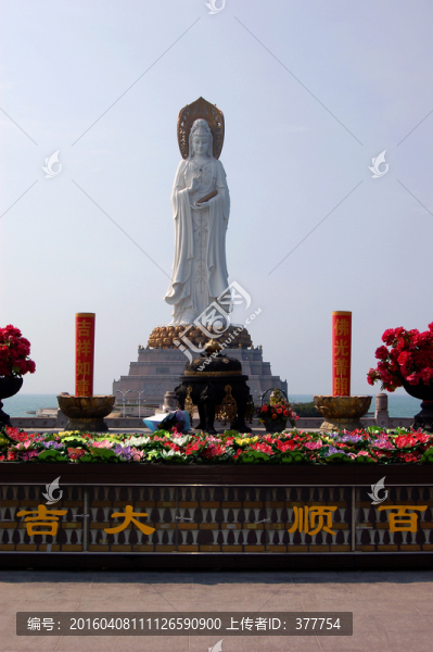海上觀音塑像