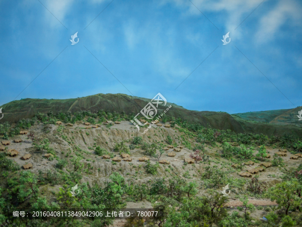 原始人聚集地復(fù)原模型