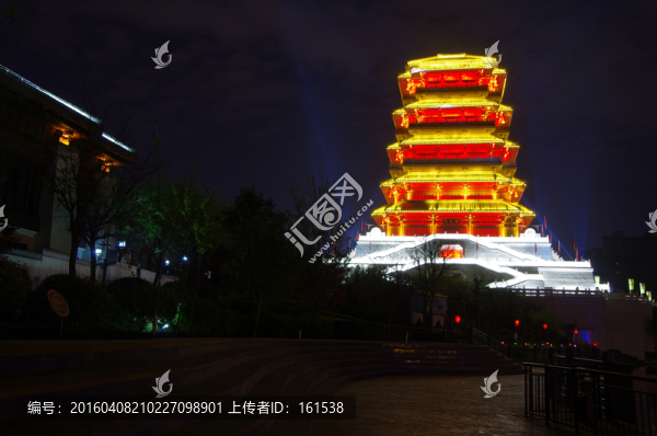 西安漢城湖夜景