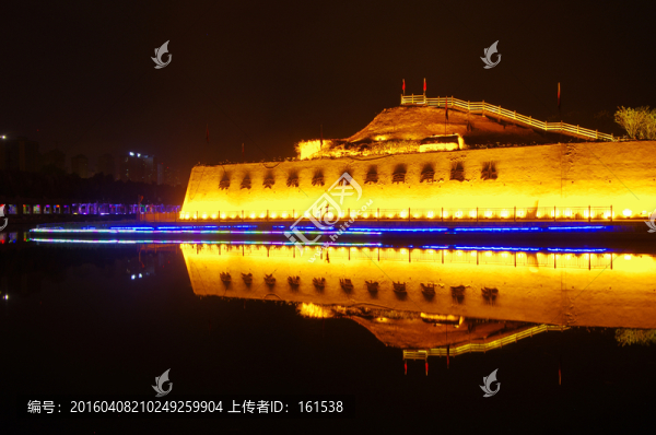 西安漢城湖夜景