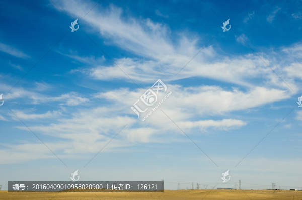 藍(lán)天白云素材