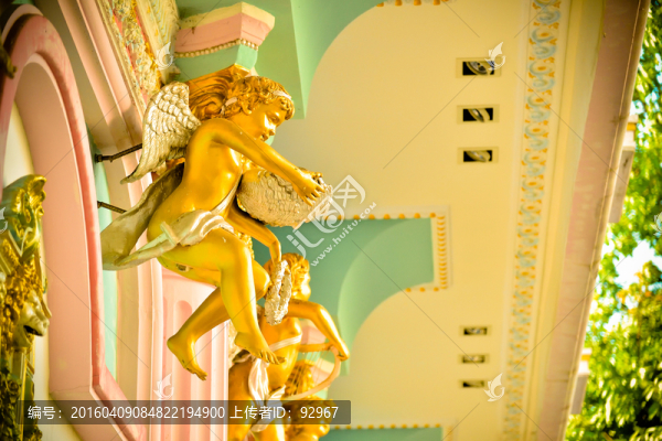 富貴黃金屋泰式人像雕塑