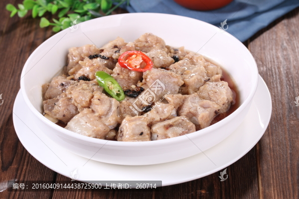 豆豉蒸排骨