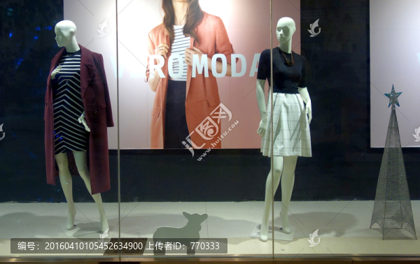 女裝店,服裝店,櫥窗,模特