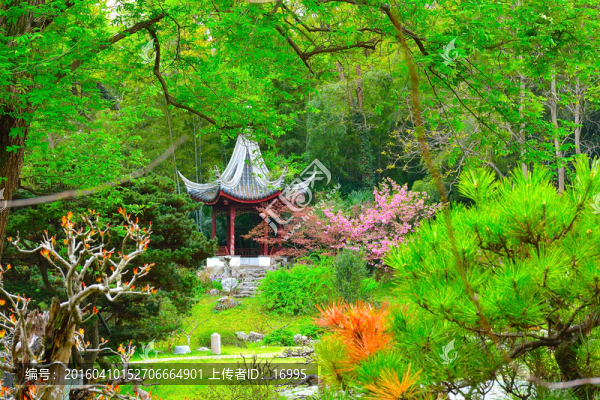 亭子,仿古六角亭