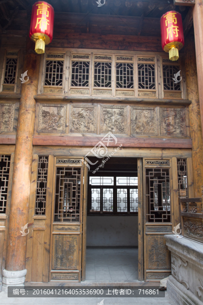 明代關(guān)中民居,高家大院,戲樓