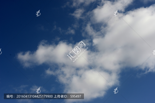 藍天白云