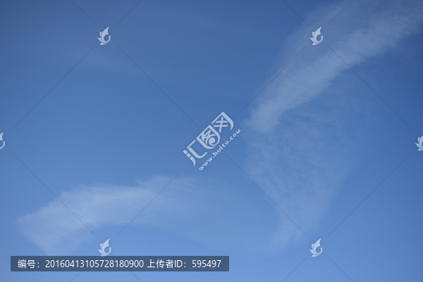 藍天白云