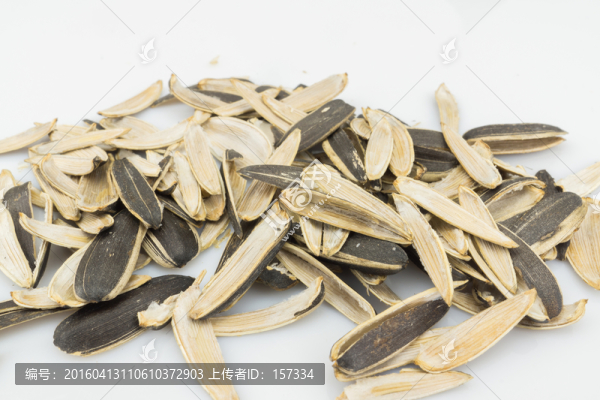 一堆瓜子皮