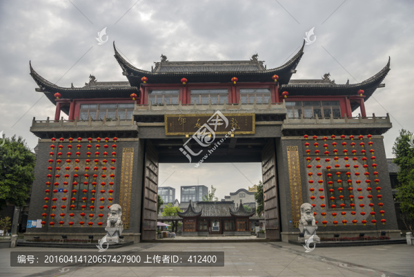 仿古建筑大門