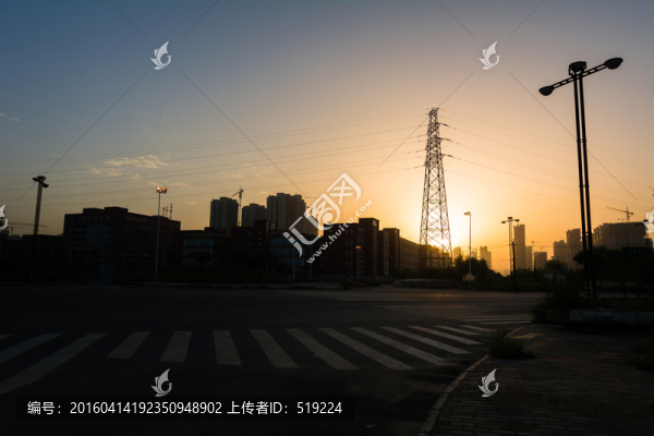 城市夕陽(yáng)