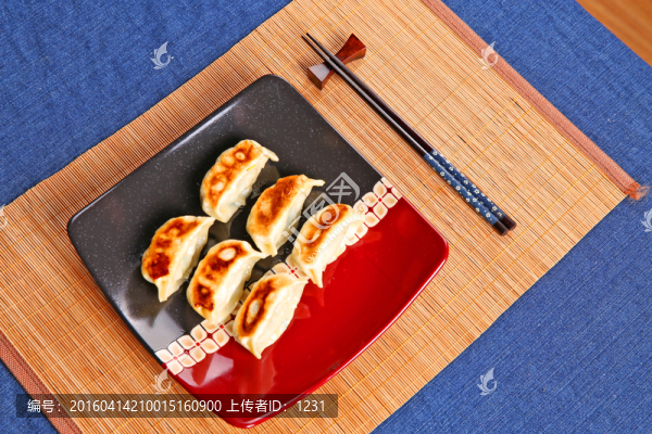 日本料理美食攝影高清圖餃子
