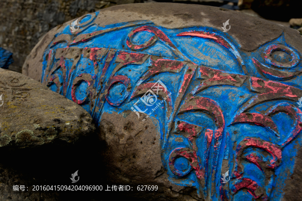六字真言瑪尼石