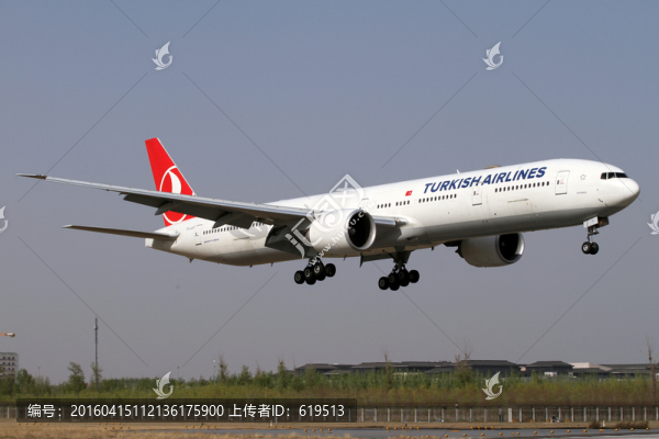 土耳其航空波音777飛機(jī)