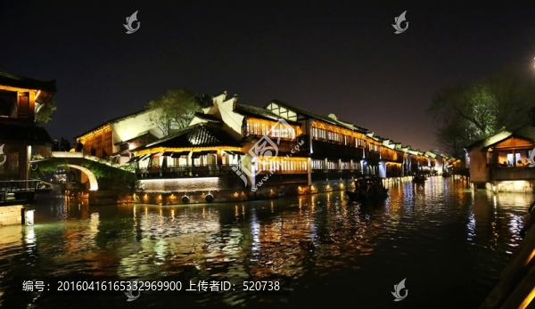 烏鎮(zhèn),西柵,夜景
