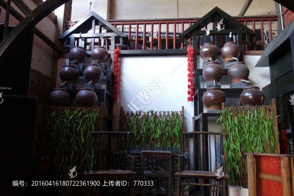 茶館,故事會(huì)講臺(tái)裝飾