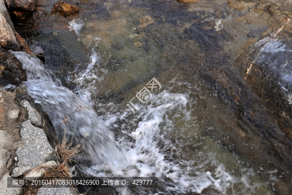 潺潺流水,溪水