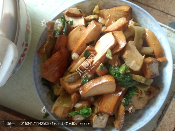家燒豆腐干
