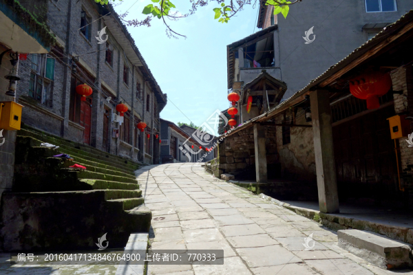 走馬古鎮(zhèn),老街,石板路