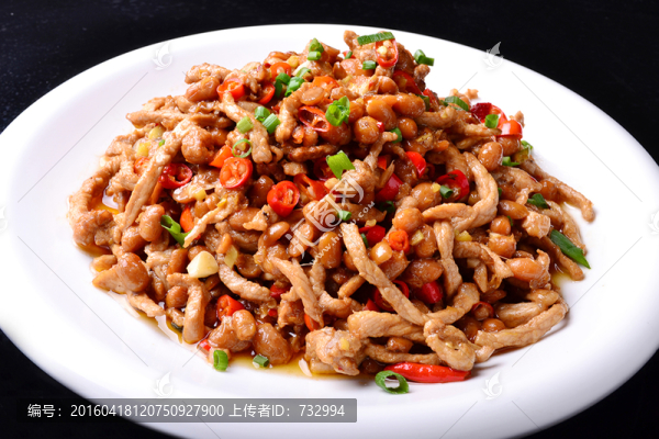 臘八豆炒肉絲