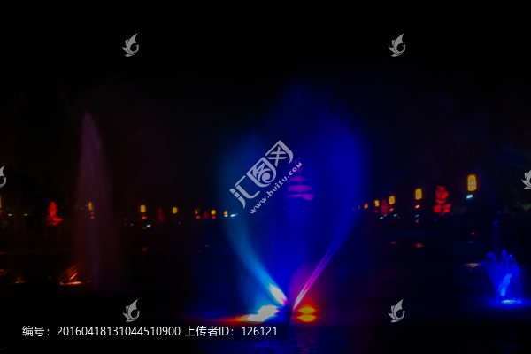 西安大雁塔音樂噴泉