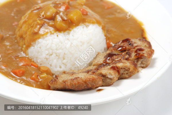 咖喱牛肉餅飯