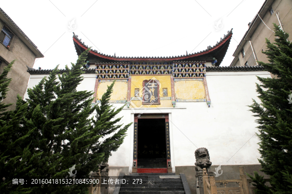陜西省略陽江神廟山門