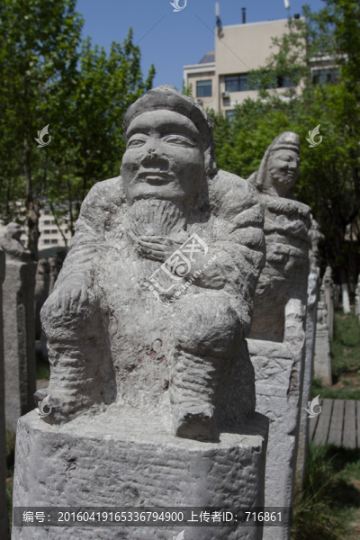西安美院,拴馬樁