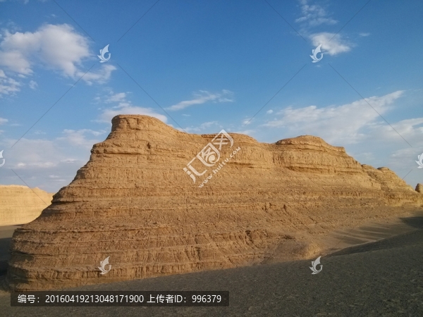 甘肅敦煌雅丹戈壁灘鹽堿地